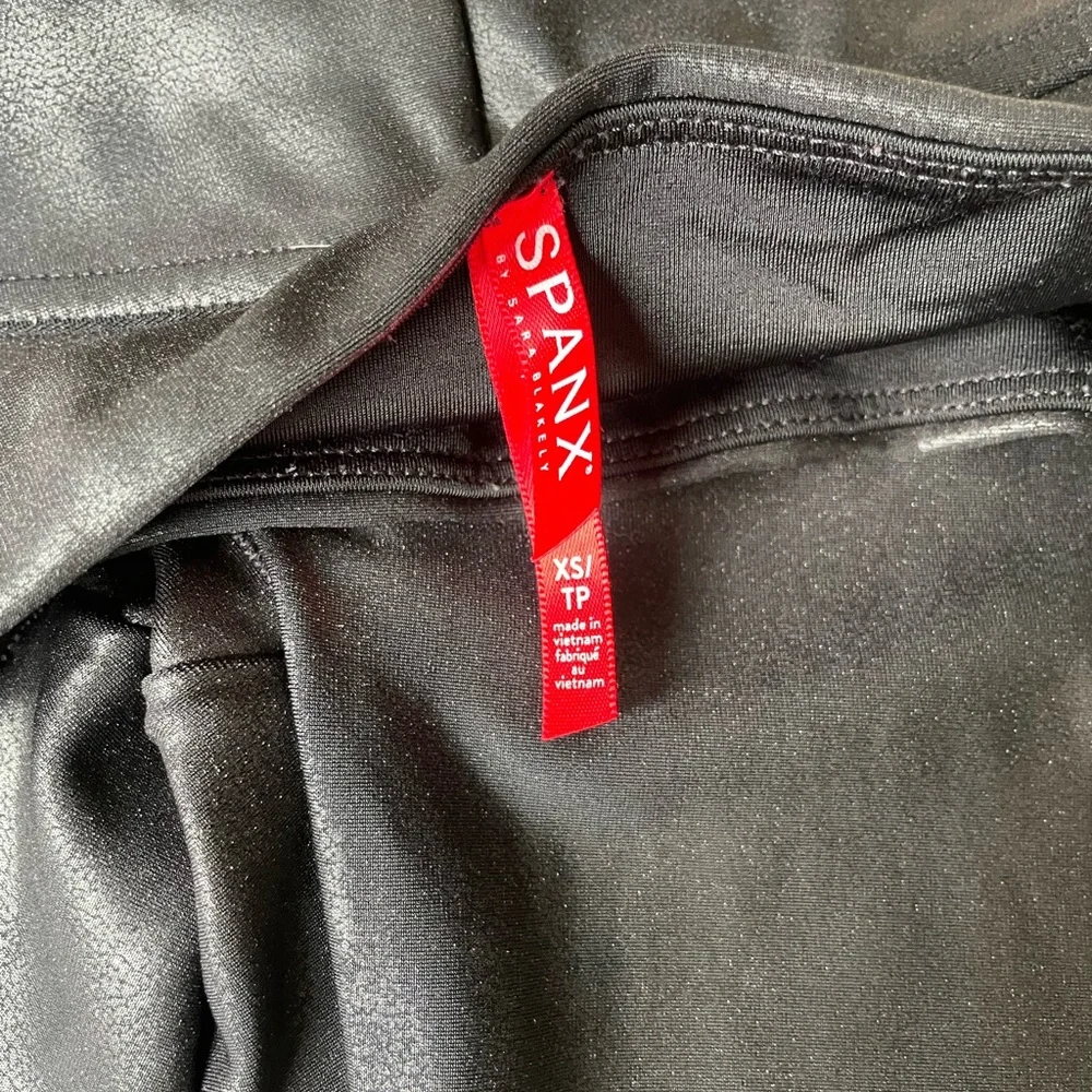 Spanx Black Faux Leather Legging - Picture 9 of 13